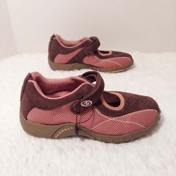 MERRELL Mini Moc Kids Sz 4, Sprint Jump Kids,  Rose Brown, Performance Shoe, New - Picture 9 of 16